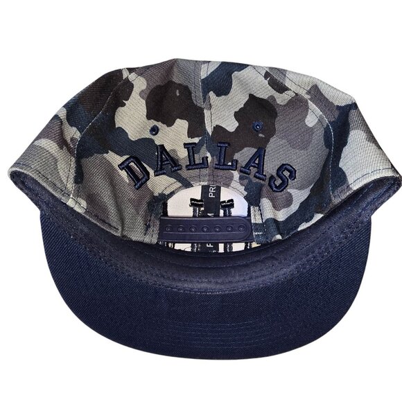 Dallas Baseball New Leader Colossal Drip D Helmet Starred Navy Grey Snapback Hat - Picture 4 of 5